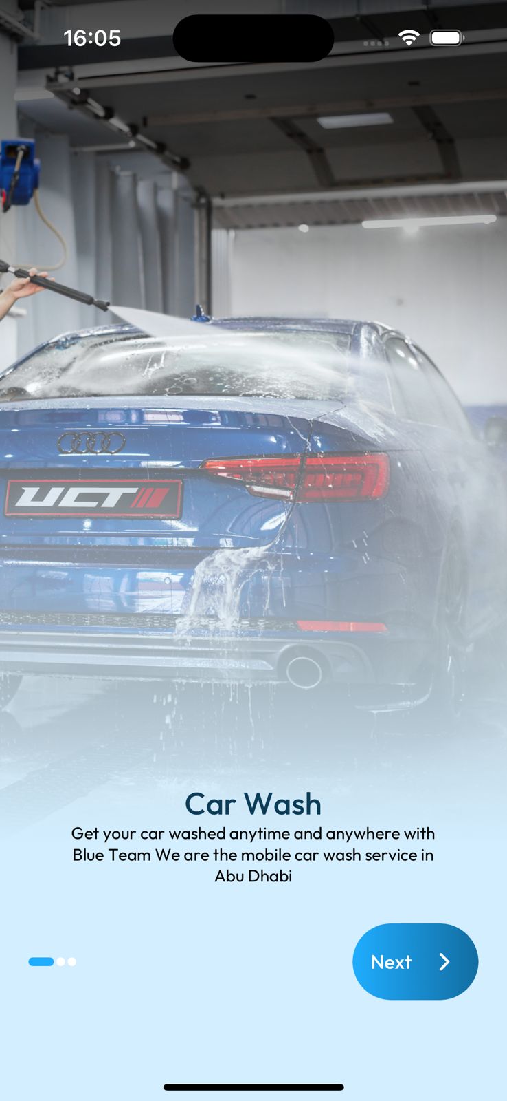 BlueTeam - Car Wash Service Application